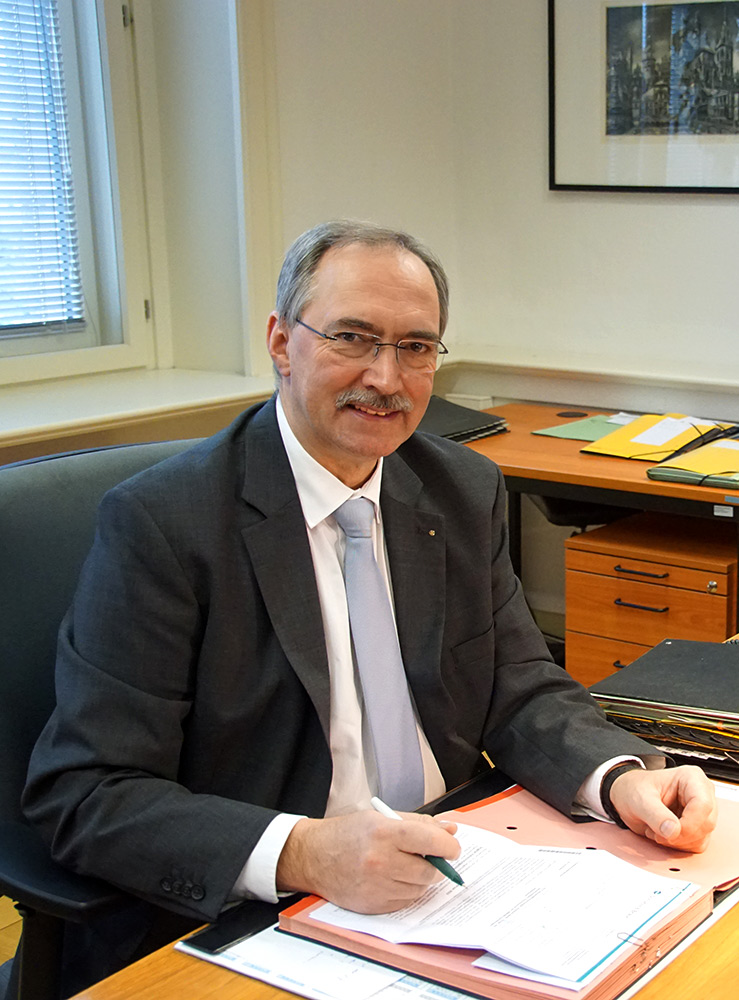 Foto des Präsidenten des Statitischen Landesamtes Sachsen-Anhalt Michael Reichelt