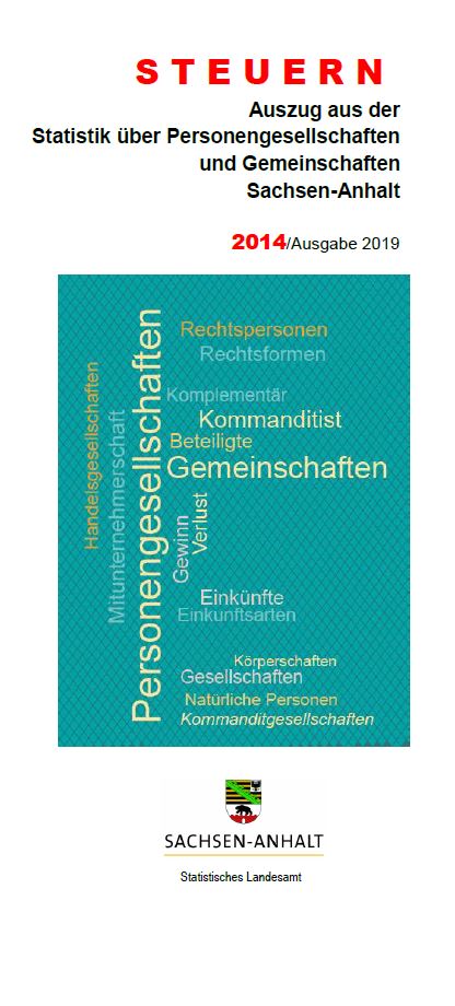 Download PDF Personengesellschaften und Gemeinschaften 2014