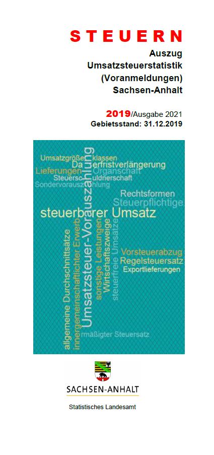 Download PDF Faltblatt Umsatzsteuerstatistik 2019