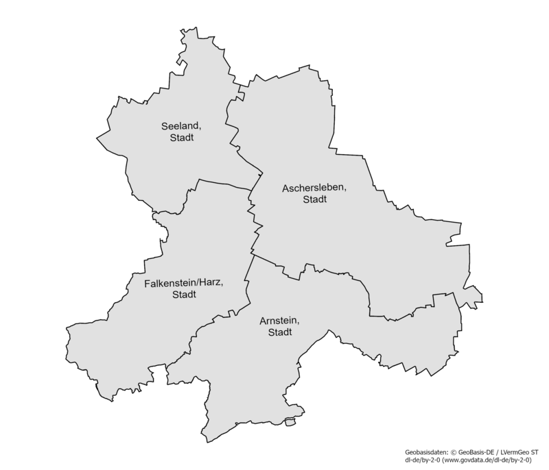 Karte der Gemeinden des Landtagswahlkreises 18