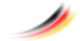 Schweif in Deutschlandfarben