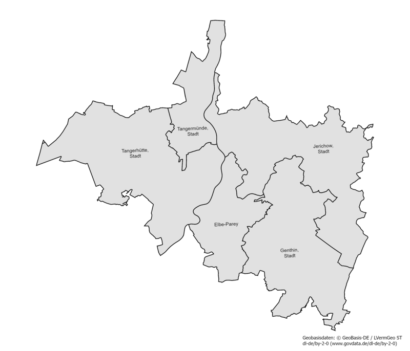 Karte der Gemeinden des Landtagswahlkreises 05