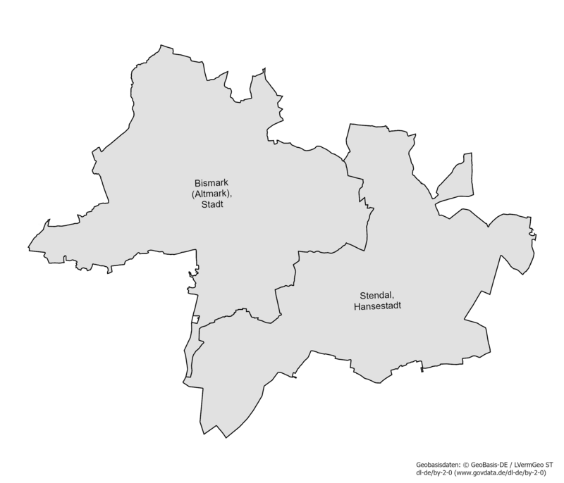 Karte der Gemeinden des Landtagswahlkreises 04