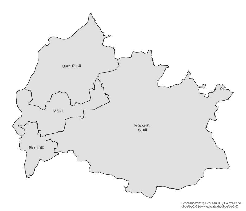 Karte der Gemeinden des Landtagswahlkreises 06