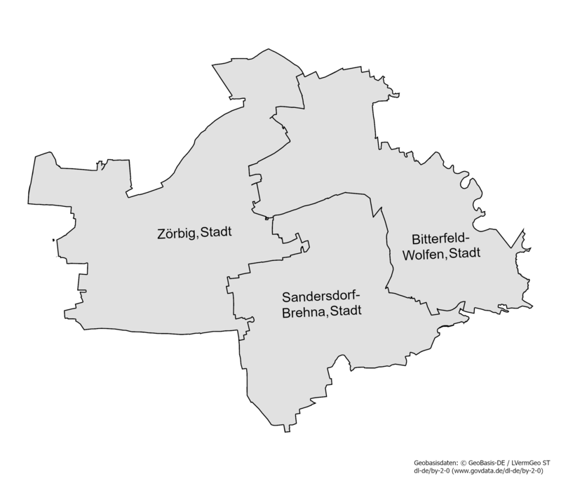 Karte der Gemeinden des Wahlkreises 28